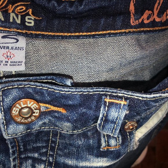 vintage Silver Jeans Lola flare leg jeans sz 31/33 EUC - Picture 4 of 9